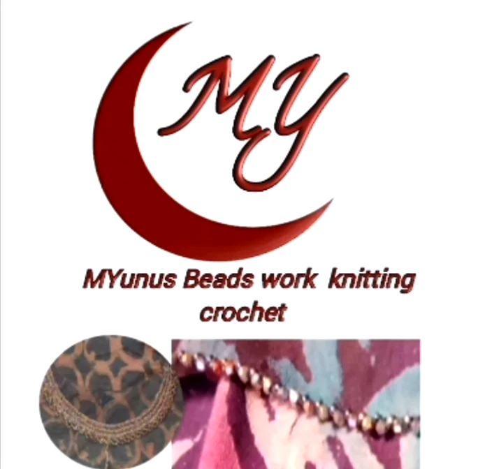 Bead work, using bead stone and crystal stone